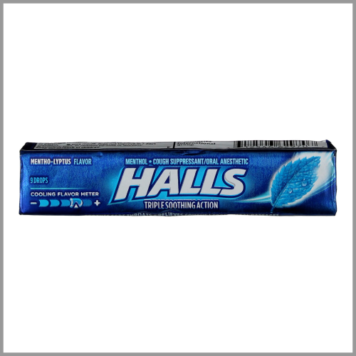 Halls Relief Cough Drops Mentho Lyptus 9ct