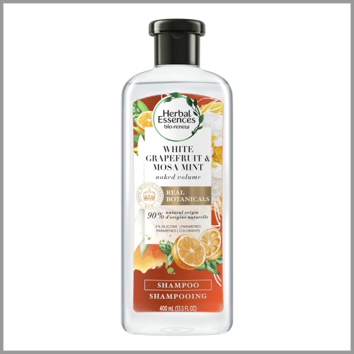 Herbal Essences Shampoo Naked Volume White Grapefruit Mosa Mint 13.5floz