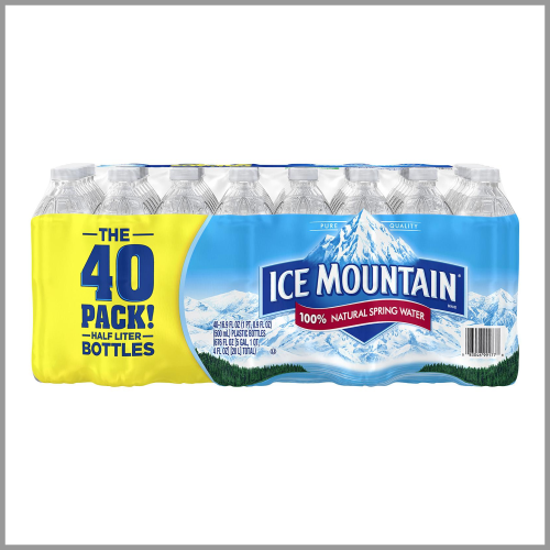 Ice Mountain Spring Water 16.9oz 40pk