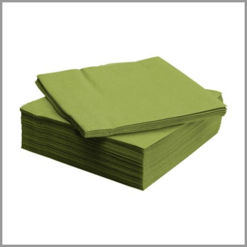 Ikea Dinner Napkin Olive Green 50pk