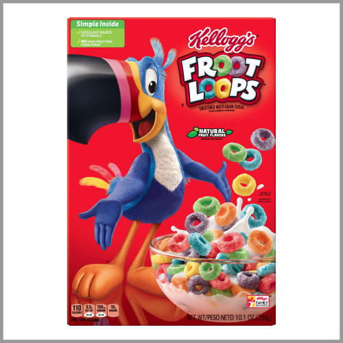 Kelloggs Cereal Froot Loops 10.1oz