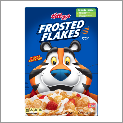 Kelloggs Cereal Frosted Flakes 13.5oz