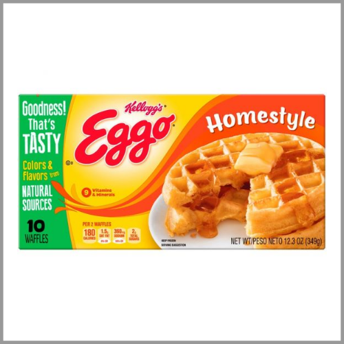 Kelloggs Eggo Waffles Homestyle 10ct