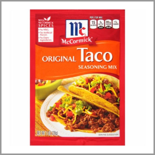 McCormick Original Taco Seasoning Mix 1oz
