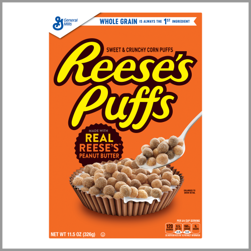 General Mills Cereal Reeses Peanut Butter Puffs 11.5oz
