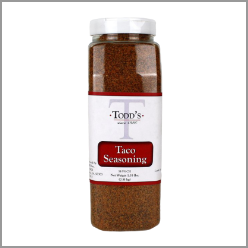 Todds Premium Foods Seasoning Taco 1.5lbs