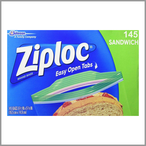 Ziploc Sandwich Bags 145ct