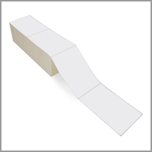 Standard Direct Thermal Label Fanfold White 4x6in 4000ct
