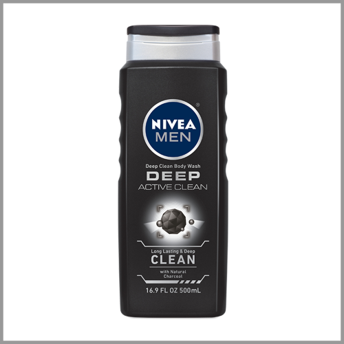 Nivea Mens Body Wash Deep Active Clean 16.9floz