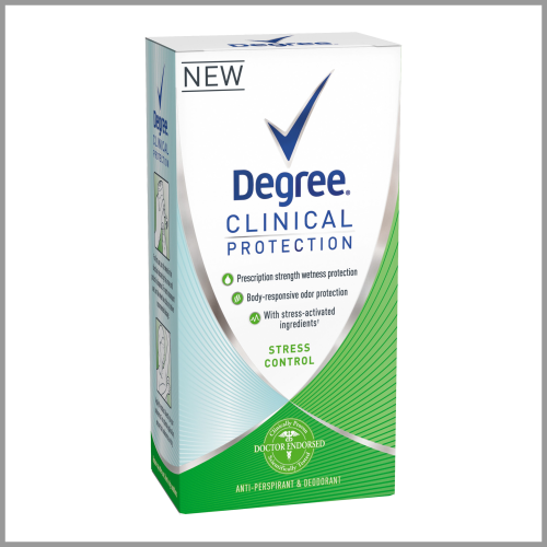 Degree Deodorant Clinical Protection Stress Control 1.7oz