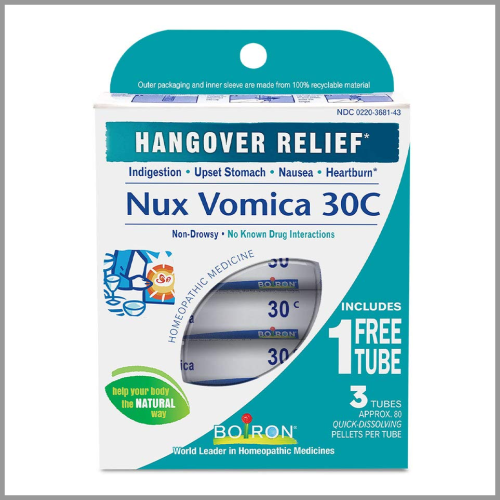 Boiron Homeopathic Medicine Nux Vomica 30c 3pk