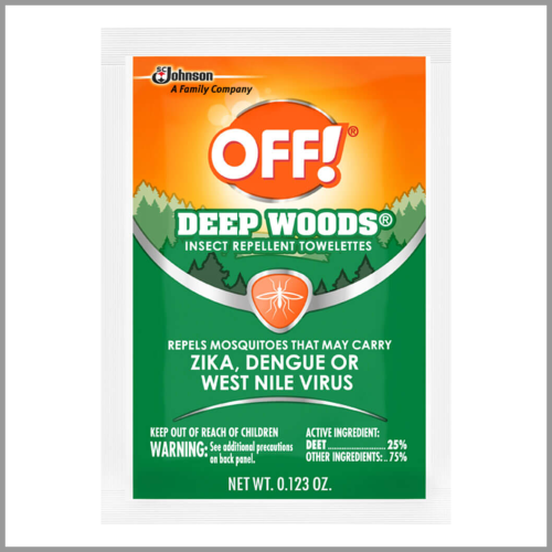 OFF Deep Woods Insect Repellent Towelettes 8pk