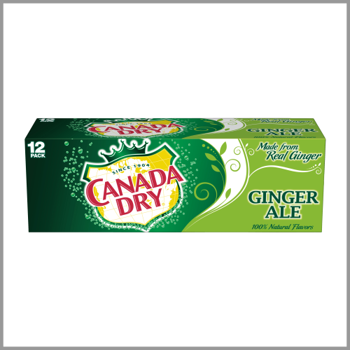 Canada Dry Ginger Ale 12oz 12pk