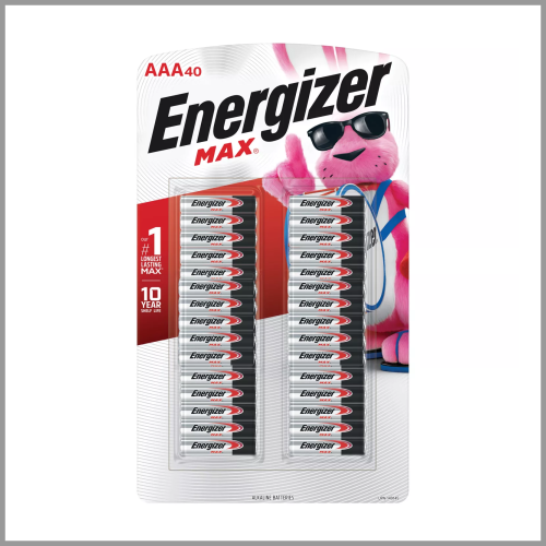 Energizer Batteries AAA 40ct