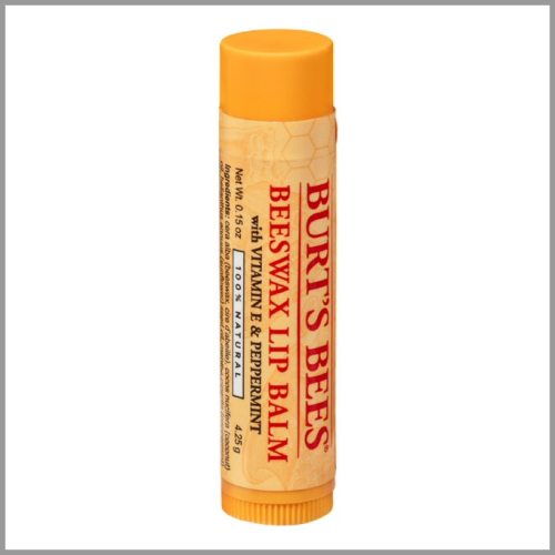 Burts Bees Lip Balm Peppermint Vitamin E .15oz
