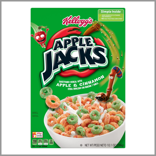 Kelloggs Cereal Apple Jacks 10.1oz