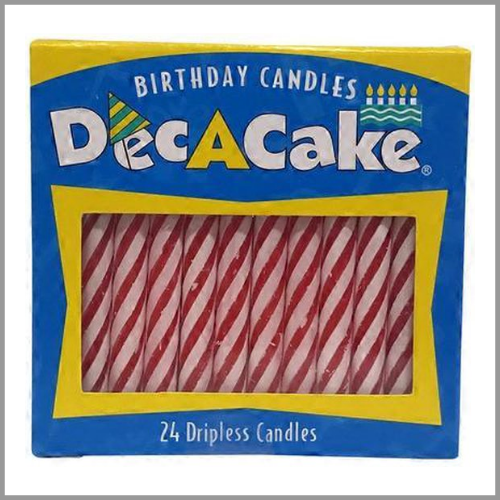 Dec A Cake Birthday Candles Dripless 24ct
