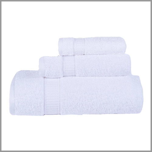 Towel Set White 3pc