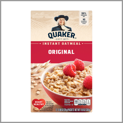 Quaker Instant Oatmeal Original 10ct