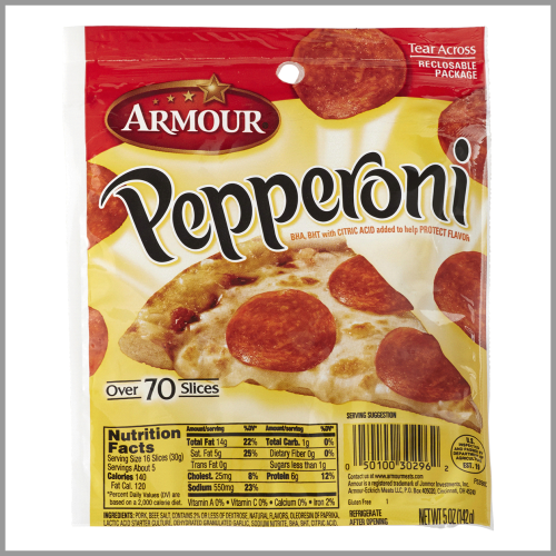 Armour Pepperoni 5oz