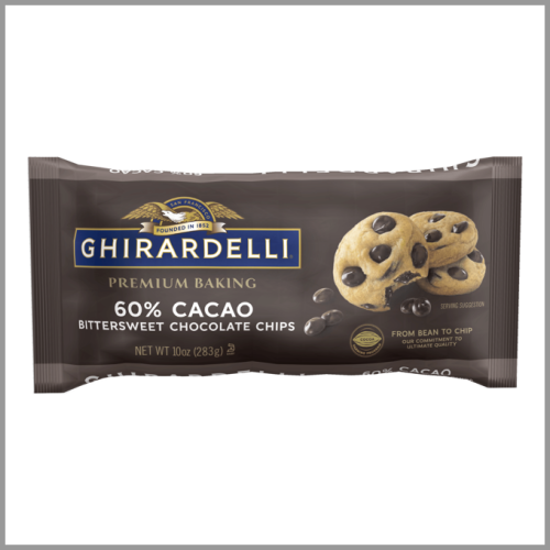 Ghirardelli Baking Chocolate Chips 60% Cacao Bittersweet 10oz