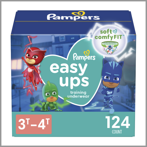 Pampers Easy Ups DreamWorks PJMasks 3T 4T 124ct