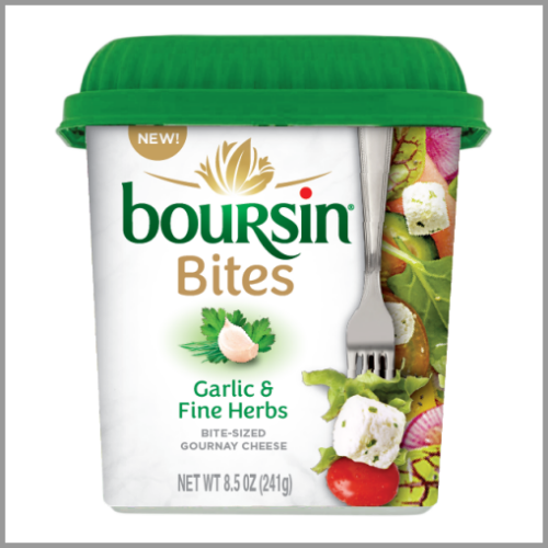 Boursin Cheese Bites Garlic and Fine Herbs 4.23oz