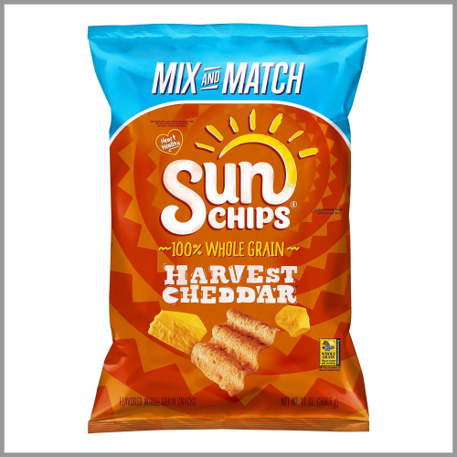 Sun Chips Harvest Cheddar 100% Whole Grain 12.25oz
