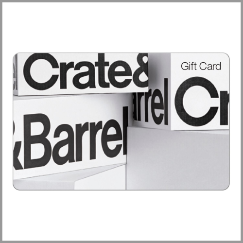 Crate & Barrel Gift Card $25