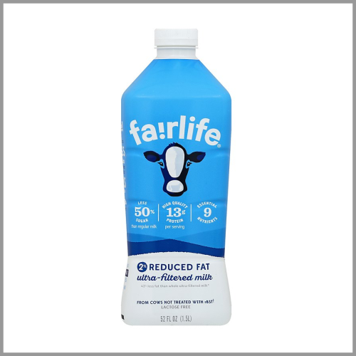 Fairlife Milk 2% Reduced Fat Lactose Free 52floz