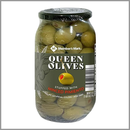 Members Mark Queen Olives Stuffed with Minced Pimiento 21oz