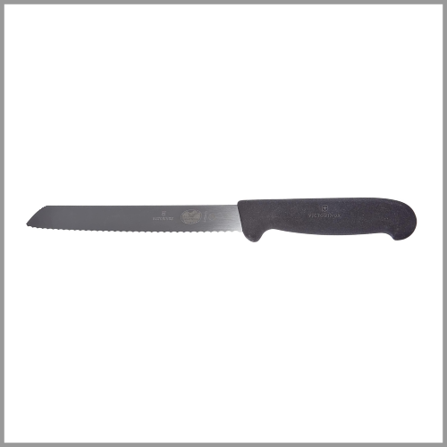 Victorinox Knife Bread Serrated Blade Black 8.25in 1ea
