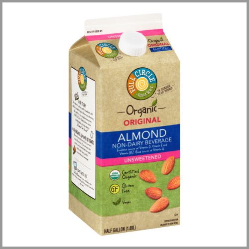 Full Circle Market Milk Almond Unsweetened Original 1.89L