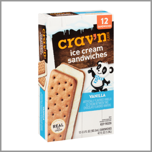 Cravn Ice Cream Sandwiches 12pk