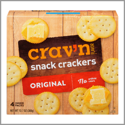 Cravn Flavor Crackers Snack Original 13.7oz