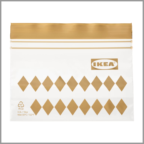 Ikea Resealable Bag 10oz/.3L 25pk