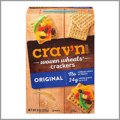Cravn Flavor Crackers Woven Wheats Original 9oz