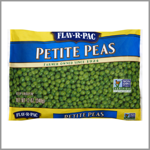 Flav R Pac Petite Green Peas 12oz