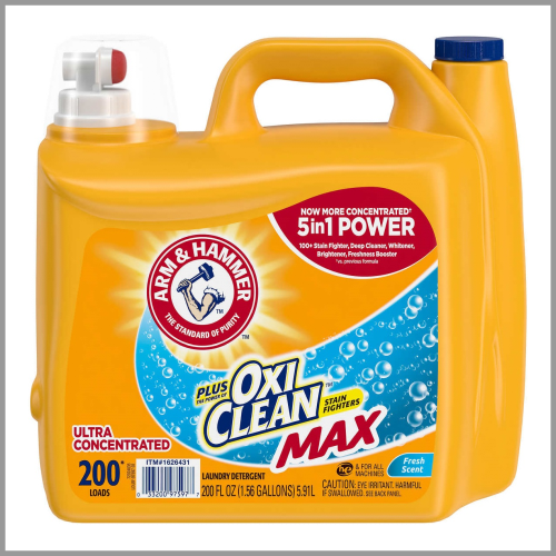 Arm and Hammer Laundry Detergent OxiClean Ultra Concentrated 200oz