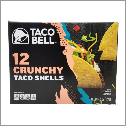 Taco Bell Taco Shells Crunchy 4.5oz 12pk