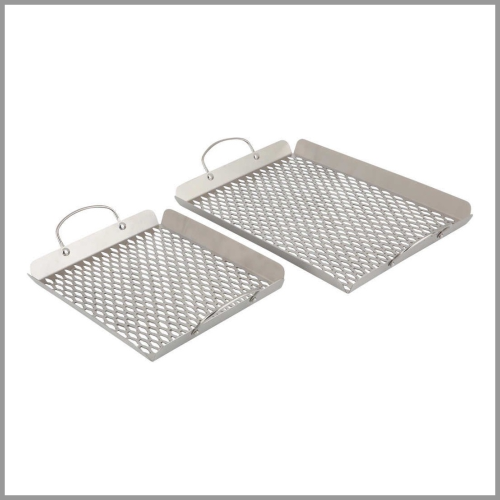 Stainless Steel Grill Baskets 2pk