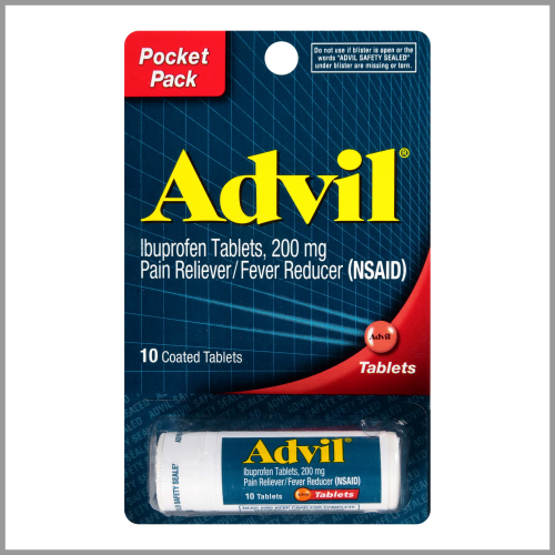 Advil Ibuprofen Coated Tablets 200mg 10pk