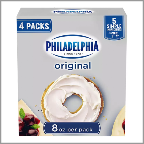 Philadelphia Cream Cheese 8oz 4pk