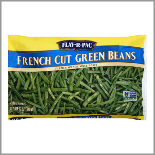 Flav R Pac Green Beans French Cut 12oz