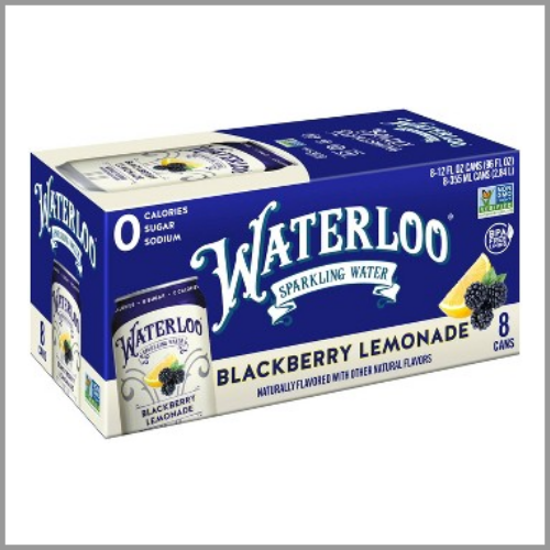 Waterloo Sparkling Water Blackberry Lemonade 12pk