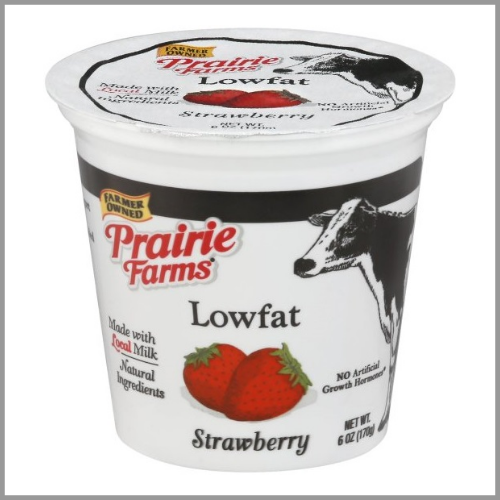 Prairie Farms Yogurt Lowfat Strawberry 6oz