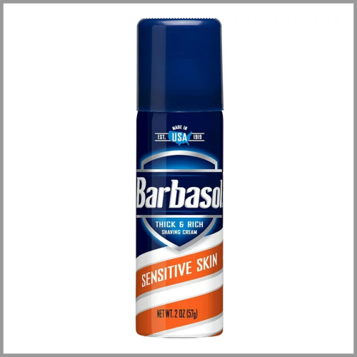 Barbasol Shaving Cream Sensitive Skin 2oz