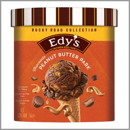 Edys Ice Cream Chocolate Peanut Butter Park 1.5qt