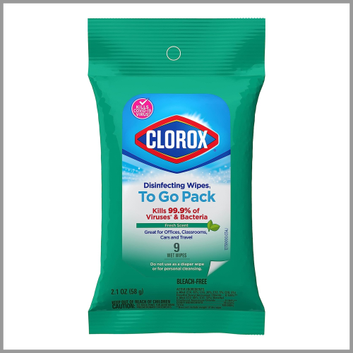Clorox Disinfecting Wipes To Go Pack Fresh Scent 9pk