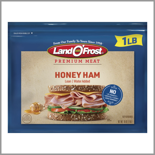 Land O Frost Honey Ham 16oz